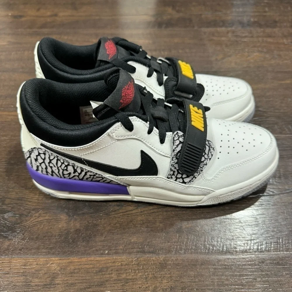 Nike Air Jordan Legacy 312 Low Lakers Retro Sneaker Size 8.5 Women‎ - Picture 5 of 11
